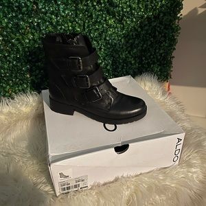 Designer Boots w/ silver buckles